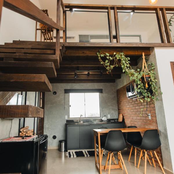 loft charmoso com lareira, a beira mar - Foto 5