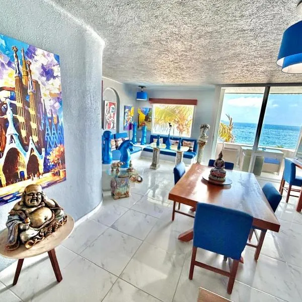 Manzanillo में, होटल Espectacular Apto remodelado, de lujo y a pie de Playa con vista al mar
