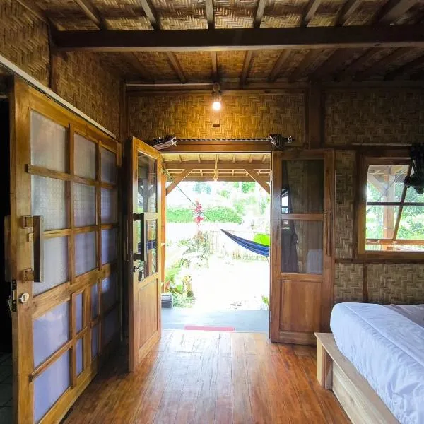 Tetebatu Sasak House Bungalow, hotell i Tetebatu