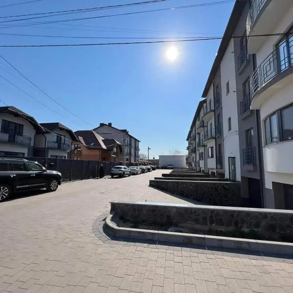 Apartment Domovik Берталона 4 кв 1, hotel Munkácson