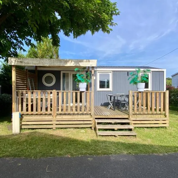 MOBIL-HOME "A13" tout confort avec piscine & lave-linge gratuits – hotel w mieście Mimizan