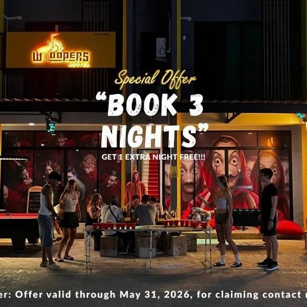 Whoopers Hostel Ao Nang - By The Beach, hotel in Ban Khlong Haeng