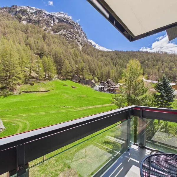 Mountain View Suite near Saas-Fee Self Check-in, hotel v destinaci Saas-Almagell