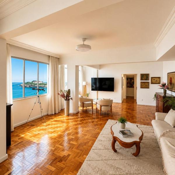 Elegant Sea View Apartament - Copacabana