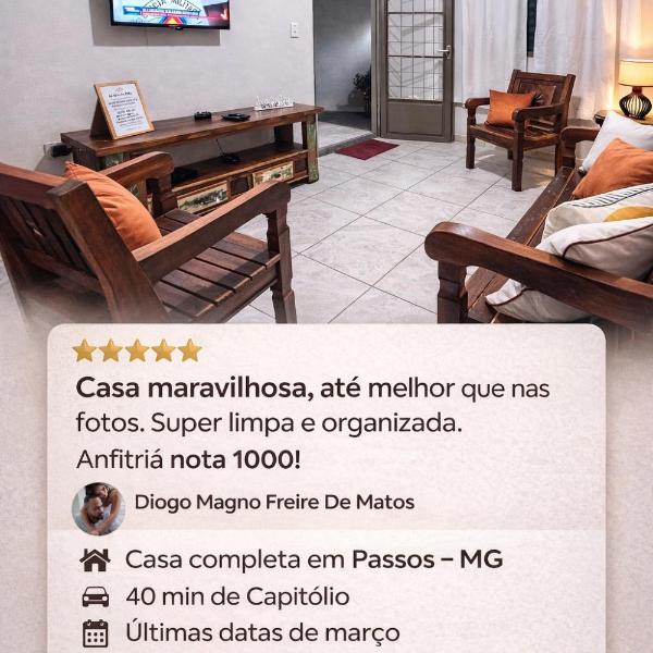 Casa luz e conforto Passos Capitólio