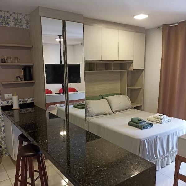 Studio lindo, aconchegante e bem localizado!