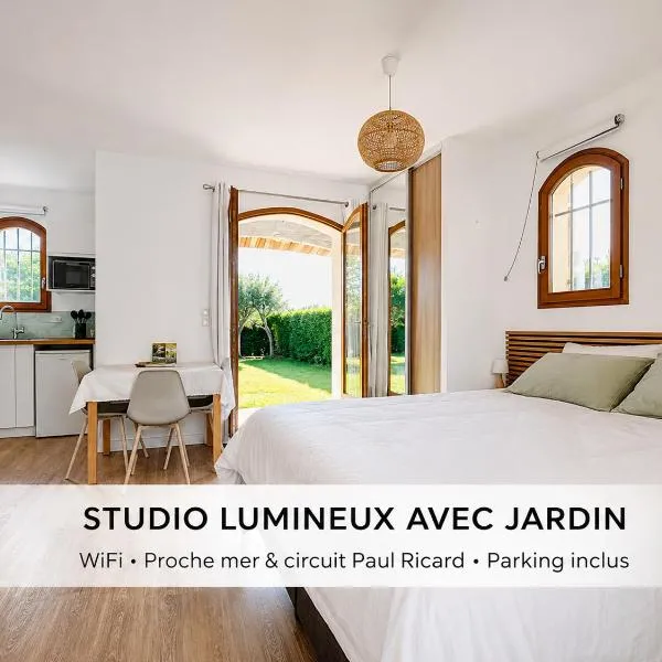 Logement avec jardin mer & circuit Paul Ricard, hotel din Le Beausset