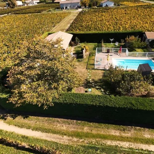 Gite Cosy terrasse jardin et piscine Calme garanti, hotel u gradu Sent-Emilion