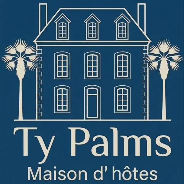 Plomodiern में, होटल Ty Palms - Maison d'hôtes