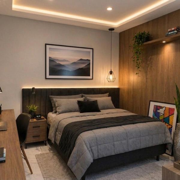 3 Quartos, com Piscina, Churrasqueira e garagem