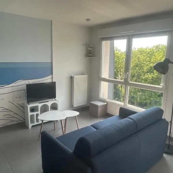 Charmant studio vue dégagée à 300m de la plage、ダンケルクのホテル