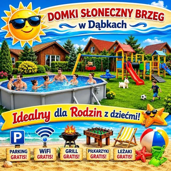 Domki Słoneczny Brzeg, hotel Dąbkiban