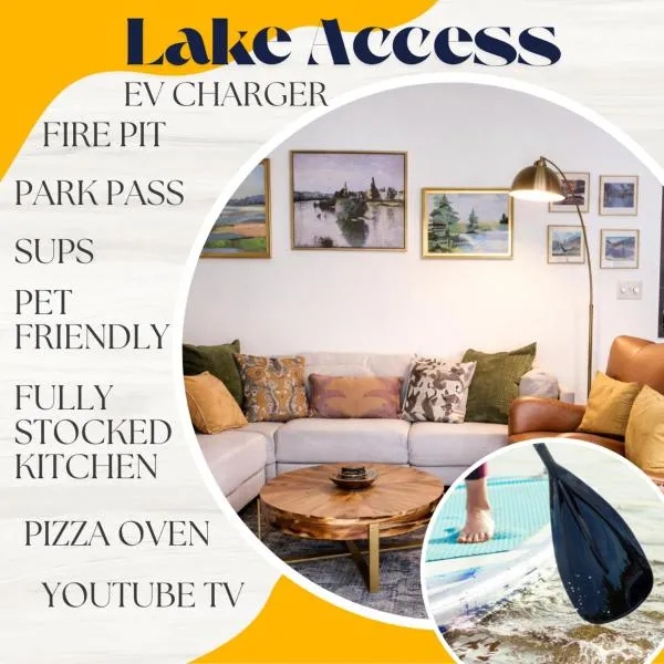 ClemsonILakesideIParkPassIPizzaOvenlYouTubeTVlFirePit, hotell i Anderson