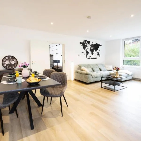 Moderne 2-Zi-WE mit Balkon in top Lage in Coburg, hotel in Coburg