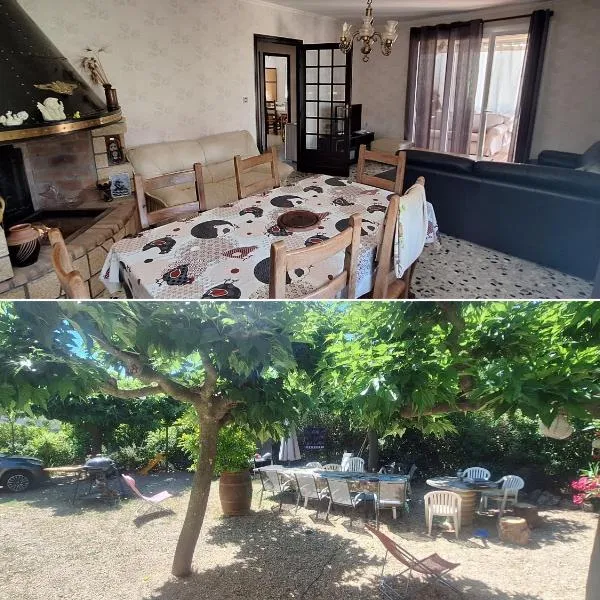 Les mûriers - Etage complet d'une grande maison avec jardin โรงแรมในArgeliers
