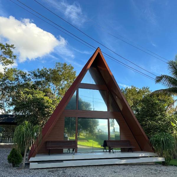 Chalé A-Frame em Garanhuns - PE/ Rota do Frio