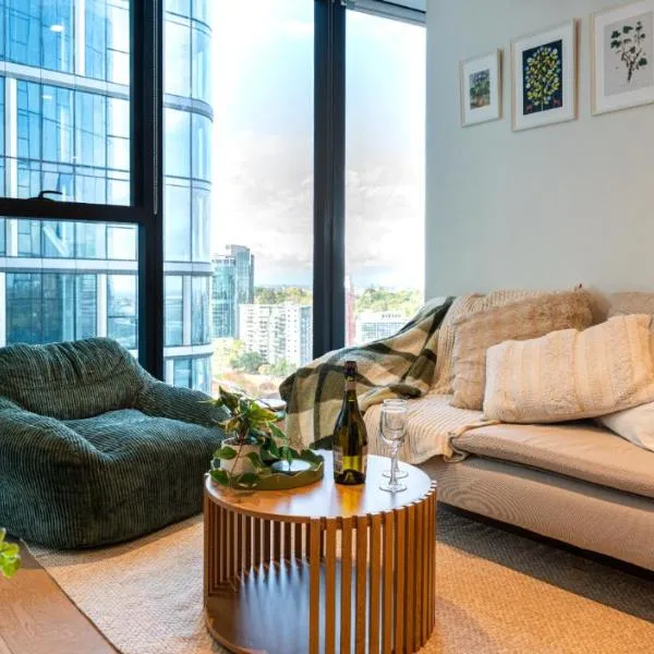 Southbank Skyline Escape,2BR 2BA Premium Amenities, hotel en Melbourne