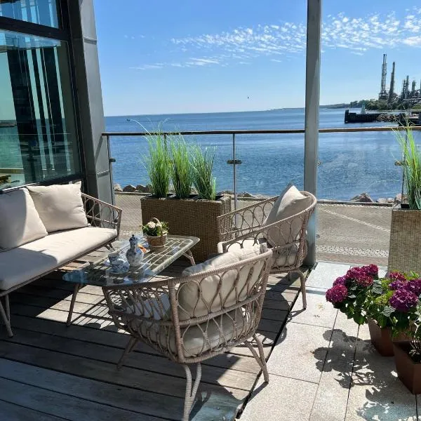 Penthouselejlighed med fuld havudsigt, hotel a Nyborg