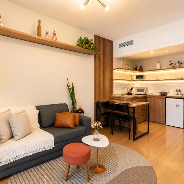 Flat Al Lorena, Jardins com estacionamento grátis, wifi e piscina