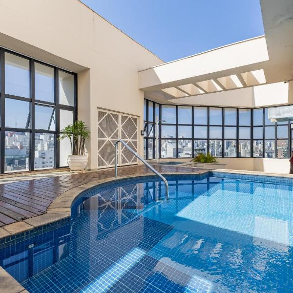 Flat Al Lorena, Jardins com estacionamento grátis, wifi e piscina - Foto 4