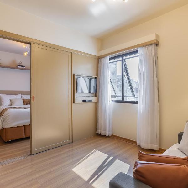 Flat Al Lorena, Jardins com estacionamento grátis, wifi e piscina - Foto 2
