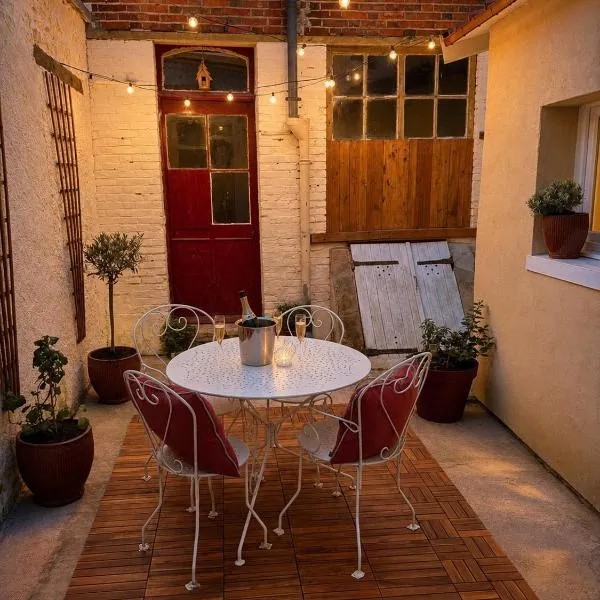 Gîte cosy Vertus avec terrasse privé proche maisons de Champagne Epernay Reims, ξενοδοχείο σε Vertus