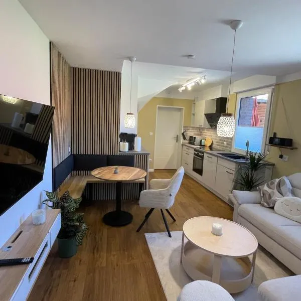 Charmantes Apartment mit gemütlichem Flair außerhalb gelegen, hotel en Bad Essen