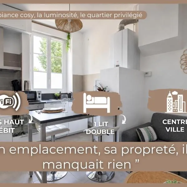 Chamotte Hyper Centre WIFI Cosy, hotel i Bourg-en-Bresse