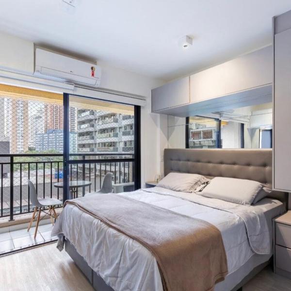 Apartamento novo e completo Localização privilegiada - próximo a Paulista, Shopping Frei Caneca, Hospital Sírio e Smart Fit Estacionamento privado 24hrs em frente ao prédio Supermercado na porta Rede de proteção para crianças - Foto 5