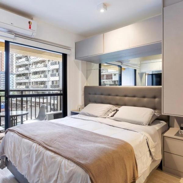 Apartamento novo e completo Localização privilegiada - próximo a Paulista, Shopping Frei Caneca, Hospital Sírio e Smart Fit Estacionamento privado 24hrs em frente ao prédio Supermercado na porta Rede de proteção para crianças - Foto 3