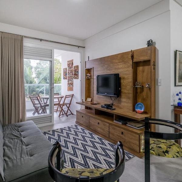 Junto à praia de Jurere, dois quartos com suite! - Foto 5