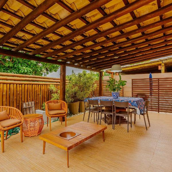 GB72 Maravilhoso Apto 2/4 com Garden, Pé na Areia