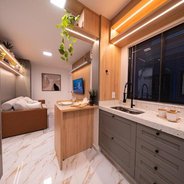Apartamento Novo Centro com Garagem e Lava e seca