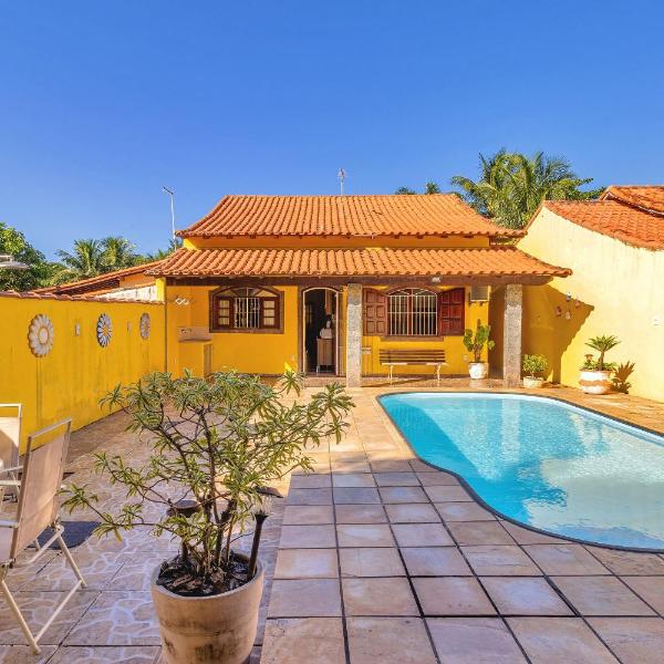Casa com piscina e churrasqueira na Praia Seca
