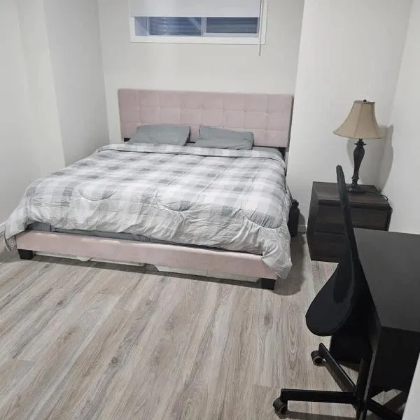 Modern 2-Bedroom Private Basement Apartment，亞德里的飯店