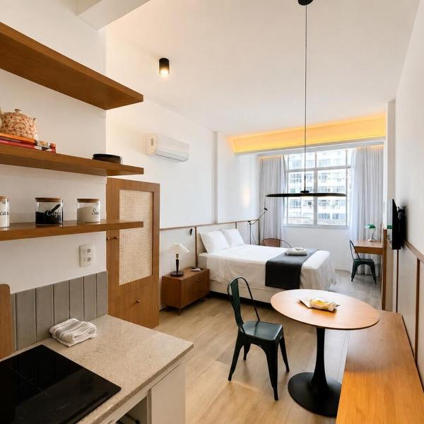 Loft in downtown Rio, 1 minute from the Carioca Metro station