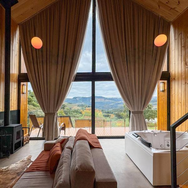 Villa Alpina - Cabanas Conceito - Vale dos Vinhedos - Foto 5