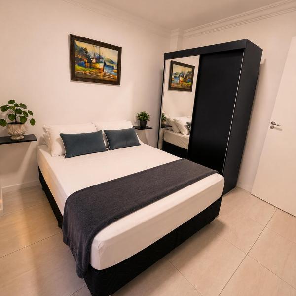 Apartamento Praia há 2min para 4 pessoas