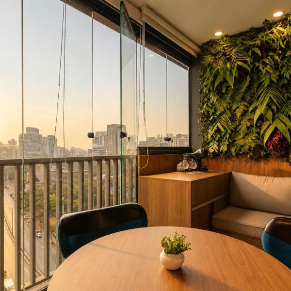 Studio com Vista e Varanda Lounge - Metrô Vergueiro