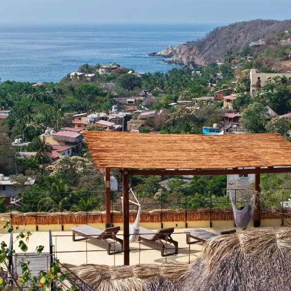 Casa La Vista Mazunte - Infinity Pool Villa with Ocean Views、マスンテのホテル