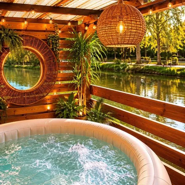Péniche Chaleureuse avec jacuzzi Toulouse centre, hotel in Toulouse