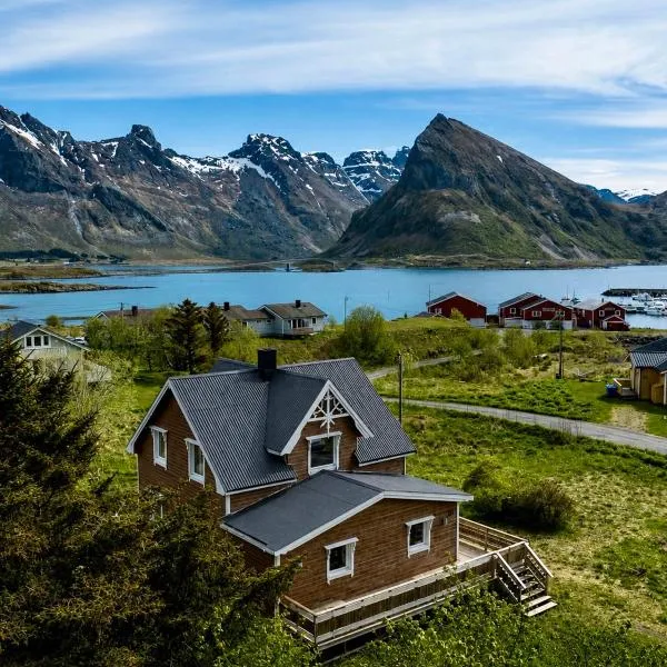 The Chess House Lofoten - Luxury Arctic Villa in Fredvang, hotel a Fredvang