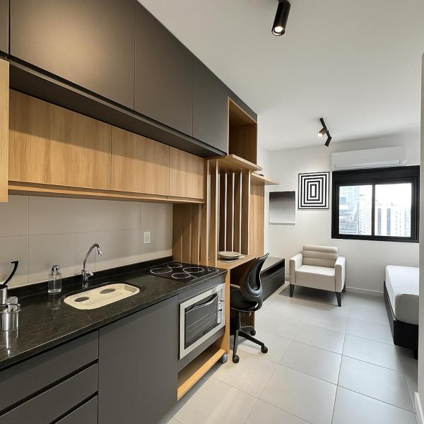 Estudio Premium Vila Olímpia, 4 min a pé do metro