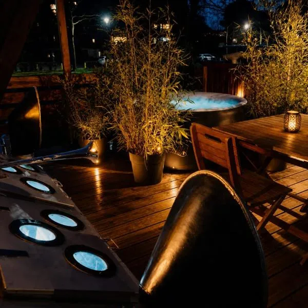 Péniche de charme avec jacuzzi sur canal du midi, hotel in Toulouse