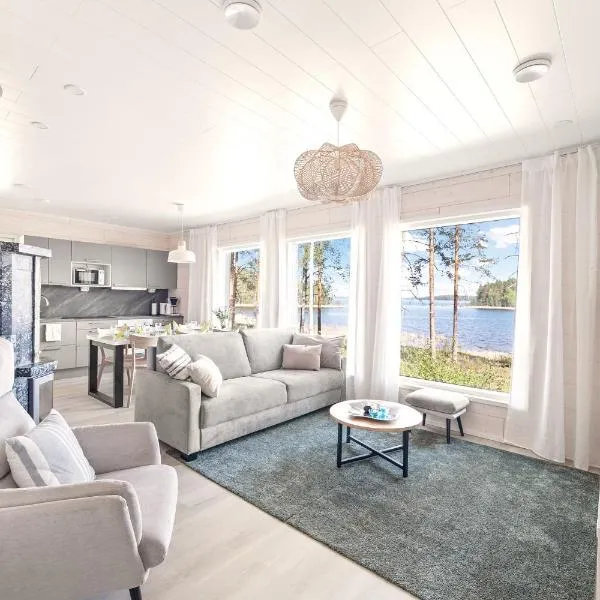 Villa Rantakukka Koli, oma ranta, hotel Kolinkylä városában