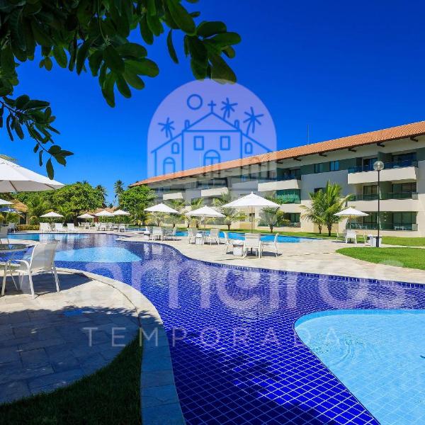02 Quartos - Carneiros Beach Resort - Ideal para Família