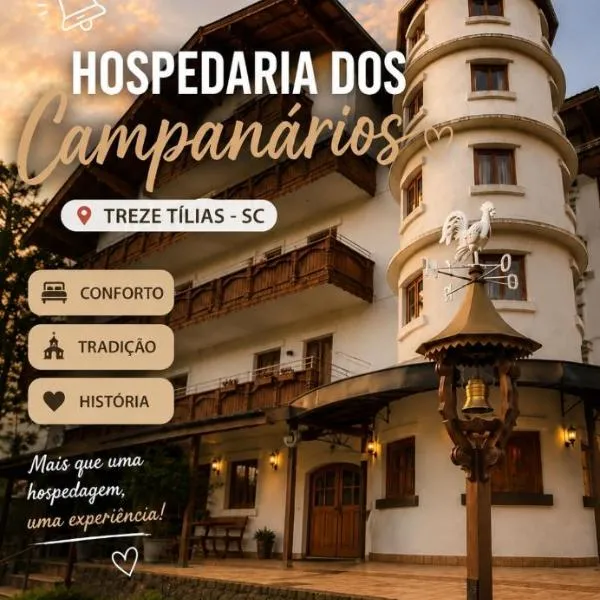 Apartamento Hospedaria dos campanarios, Hotel in Treze Tílias