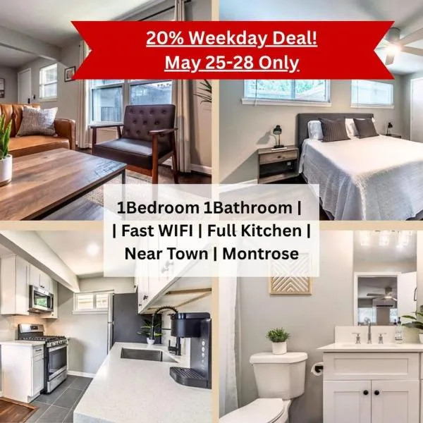 Stylish FIFA Stay Near NRG Stadium -16, hotel din Houston