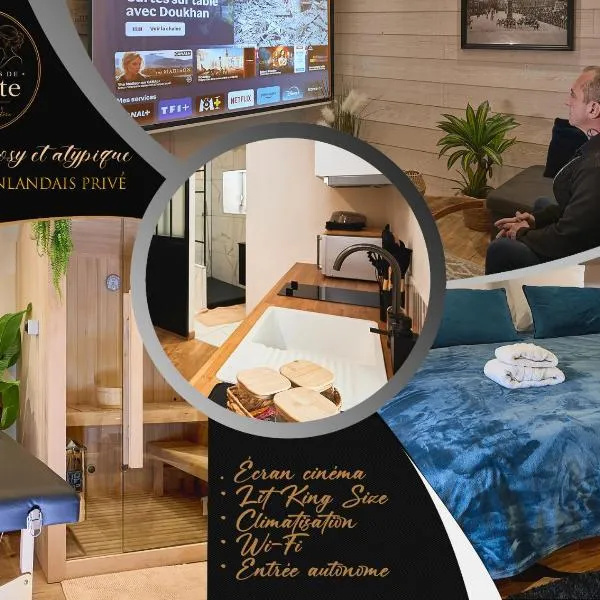 Duplex Sauna Cinéma, hotel em Riom