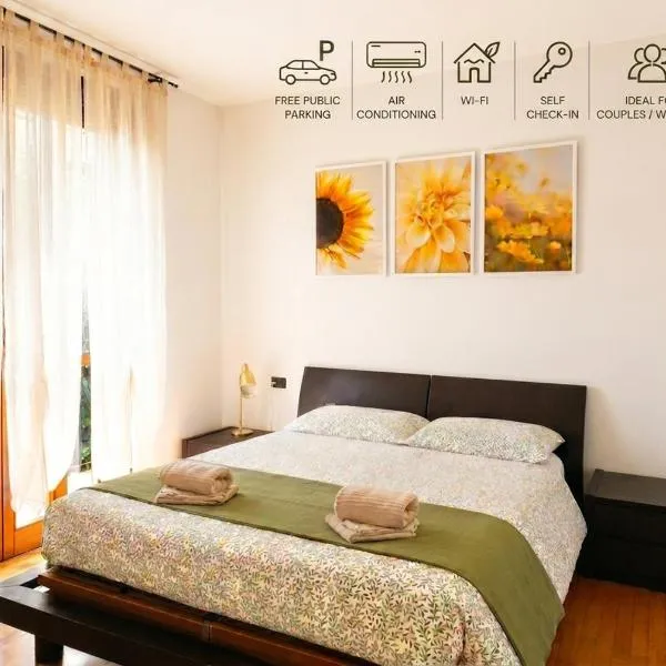Apartment near Lake Como -300m to station -AC, hotel u gradu 'Valmadrera'
